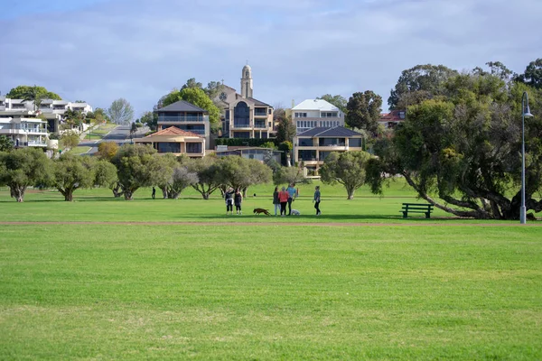 Paisagem Uma Área Suburbiana Perth — Fotografia de Stock