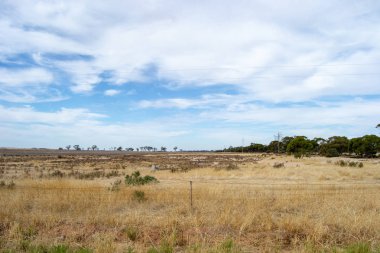 Avustralya taşrasının kurak ve ıssız manzarası