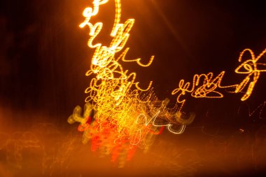 Aydınlatma hareketi bulanıklığı soyut dalgalar renkli arka plan