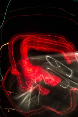 Aydınlatma hareketi bulanıklığı soyut dalgalar renkli arka plan