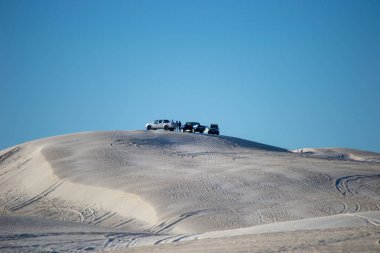 Dunes üzerinde sürme Lancelin araba Manzara