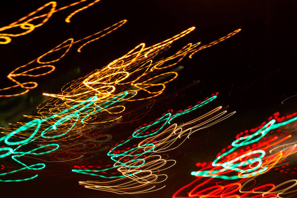 Lighting motion blur abstract waves colorfull background