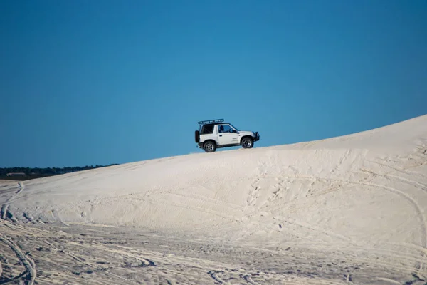 Paesaggio Auto Lancillotto Sella Alle Dune — Foto Stock