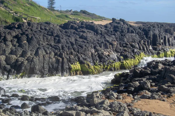 Landschaft Eines Australischen Strandes Bei Sonnigem Wetter — Stockfoto