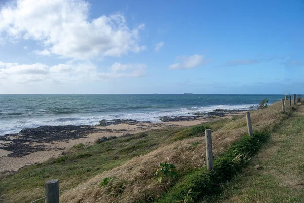 Strandlandschaft Australien Perth Bei Sonnigem Tag — Stockfoto