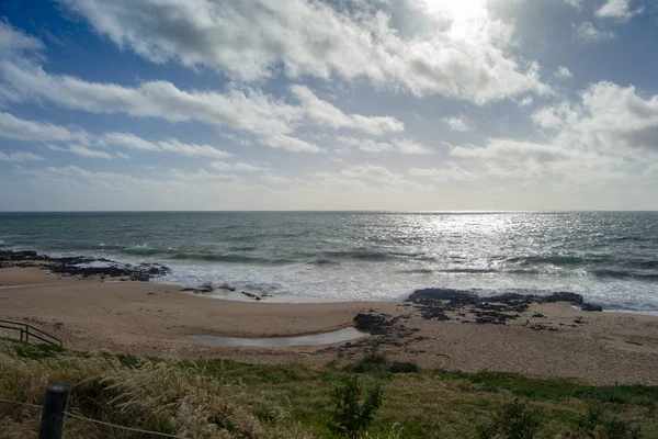 Paisagem Uma Praia Austrália Perth Dia Ensolarado — Fotografia de Stock