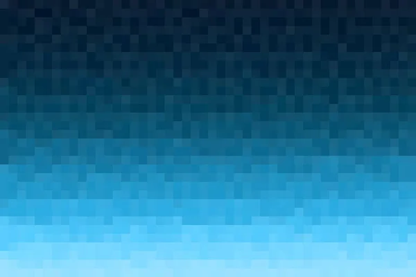 Abstract blue gradient background. Textured with pixel square blocks. Mosaic pattern