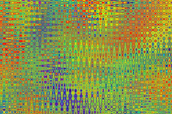 Kleurrijke Artistieke Abstracte Kunst Achtergrond Veelkleurige Licht Golvende Patroon Geometrische — Stockfoto