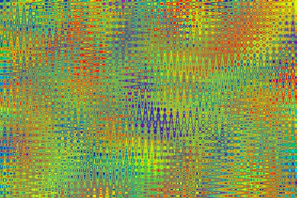 Kleurrijke Artistieke Abstracte Kunst Achtergrond Veelkleurige Licht Golvende Patroon Geometrische — Stockfoto