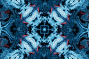 Kış fantezi arka plan. Sürekli değişen geometrik süsleme. Dekoratif poligonal Mozaik Desen.