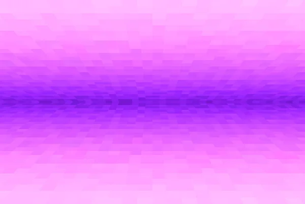 抽象紫罗兰色和粉红色梯度背景 带有像素方块的纹理 马赛克图案 透视中的平面 — 图库照片