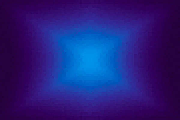 抽象的な紫 青放射グラデーション背景 ピクセルの正方形ブロックのテクスチャです モザイク パターン — ストック写真