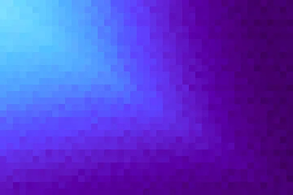 Abstracte Violet Cyaan Diagonale Kleurovergang Achtergrond Patroon Met Pixel Vierkante — Stockfoto