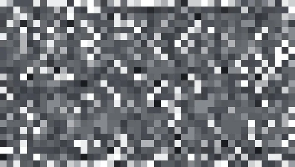 Latar Belakang Monokrom Abstrak Tekstur Dengan Pixel Blok Persegi Pola — Stok Foto