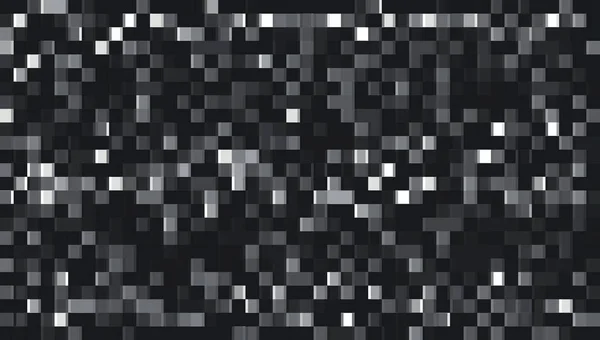 Fundo Monocromático Abstrato Textura Com Blocos Quadrados Pixel Padrão Mosaico — Fotografia de Stock
