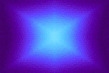 Mor ve mavi parlak degrade arka plan. Doku piksel kare bloklar ile. Mozaik desen