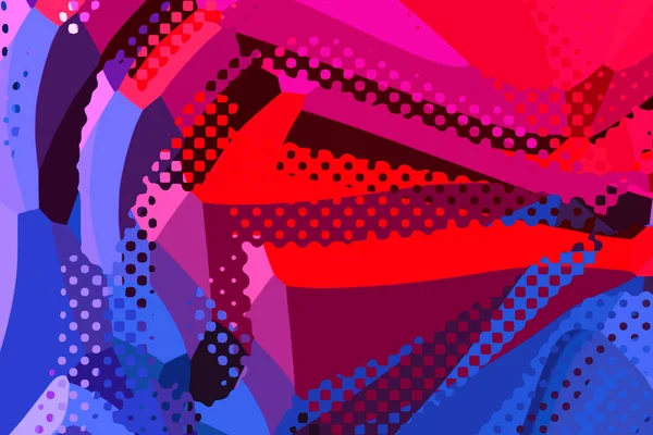 Абстрактный Современный Фон Творческие Красочные Формы Формы Геометрический Узор Красная — стоковое фото