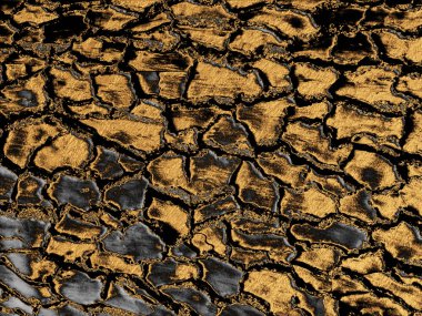 Altın gri boya tonlu ahşap yüzey dokusu. Tasarım dekor için nadir ahşap tahıl doğal desen. Soyut parlak metalik arka plan.