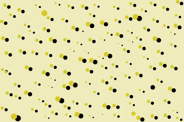 Black Khaki Random Dots Beige Background Abstract Geometric Shapes Pattern — Stock Photo, Image