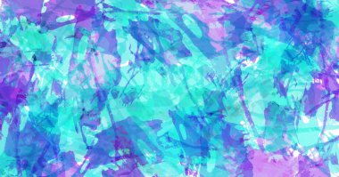Soyut sanat arka planı. Renkli grunge doku. Boya fırça darbeleri. Boya sıçramaları. Modern resim. Çağdaş sanat.