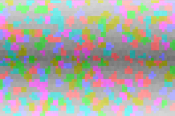 Abstrakt Färgglada Glitch Gradient Bakgrund Textur Med Pixel Fyrkantiga Block — Stockfoto