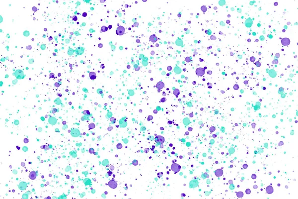 Neon Green Purple Random Paint Splashes White Background Abstract Colorful — 스톡 사진