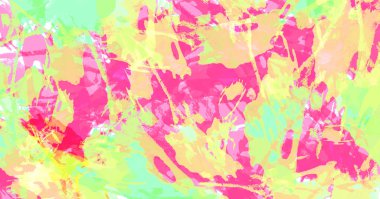 Renkli grunge dokusu. Boya lekeleri. Soyut sanat geçmişi. Fırça darbeleri. Modern resim. Çağdaş sanat