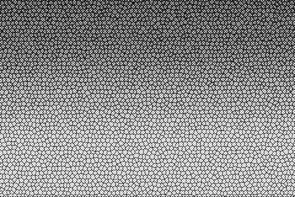 Abstract black and white gradient background textured with cells and dots.  Glitch monochrome texture .