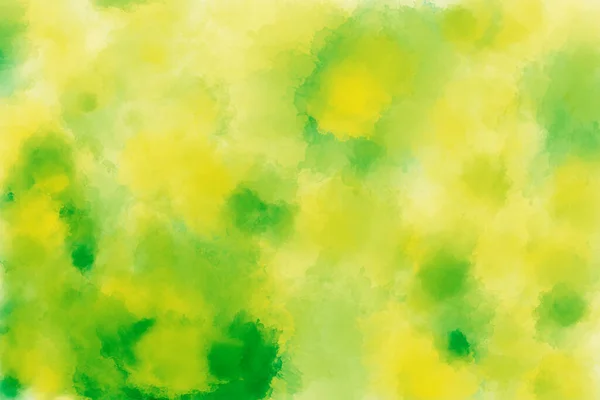 Textura Moderna Dibujo Acuarela Tonos Amarillo Verde Patrón Colorido Salpicaduras — Foto de Stock