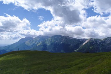 Gran Sasso Milli Parkı ve Italya 'daki Monti della Laga