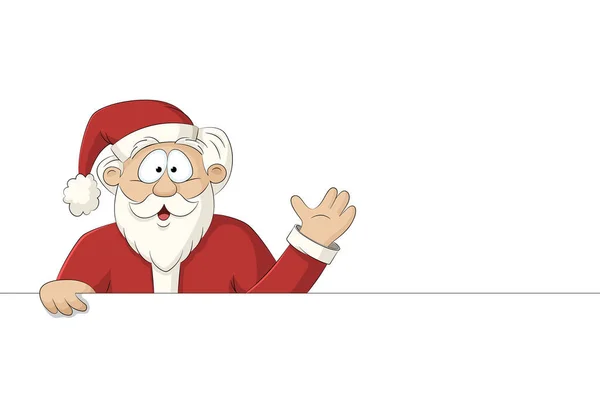 Feliz Santa Claus — Vector de stock