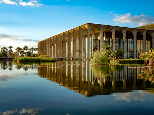 Palacio Itamaraty Brasilia Diseñado Por Oscar Niemeyer Arquitecto Brasileño Más —  Fotos de Stock