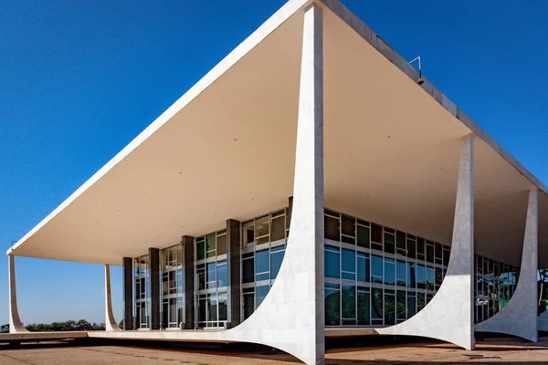 巴西联邦法院 Stf 在巴西利亚 由奥斯卡尼迈耶设计 — 图库照片