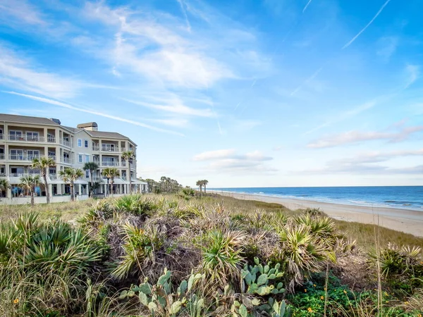 Een Uitzicht Sawgrass Beach Florida Een Zonnige Middag Typische Lokale — Stockfoto