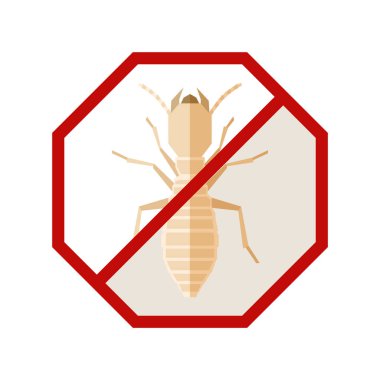 Düz geometrik termit işaretiyle