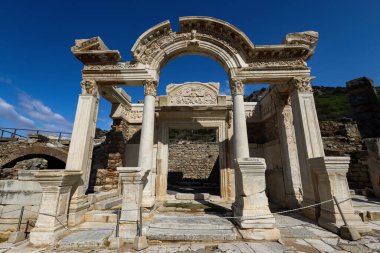 Türkiye / İzmir / Selcuk 27 Şubat 2019 Roma döneminden antik Efes kentinden görüntüler.
