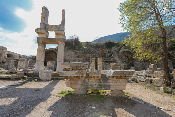 トルコ イズミル セルクク2019年2月27日ローマ時代のエペソの古代都市の写真 — ストック写真