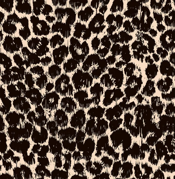 Impressão animal. Textura de leopardo. Padrão vetorial . — Vetor de Stock