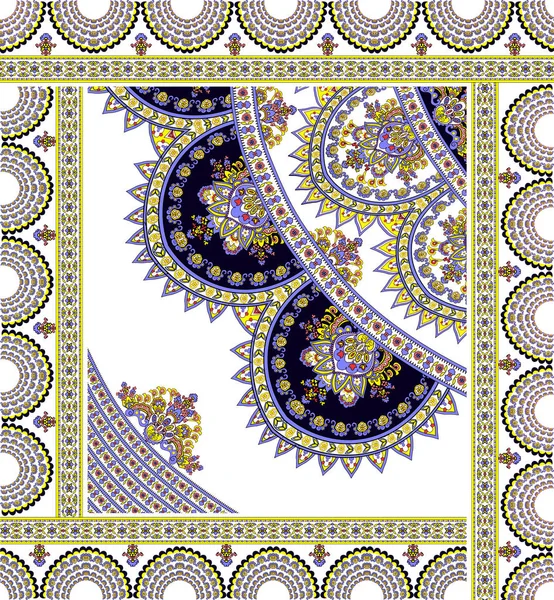 Indian Traditional paisley pattern — Stock Photo, Image