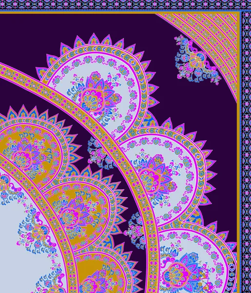 Traditional paisley pattern — Stock Photo, Image