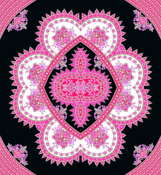 전통적인 페이즐리 무늬 — 스톡 사진