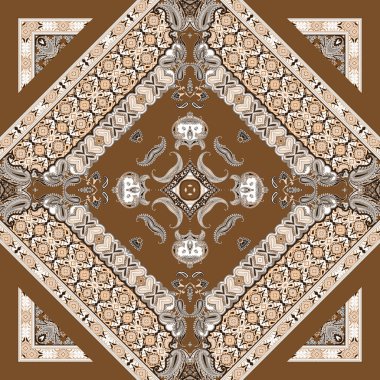 Hint Geleneksel paisley desen