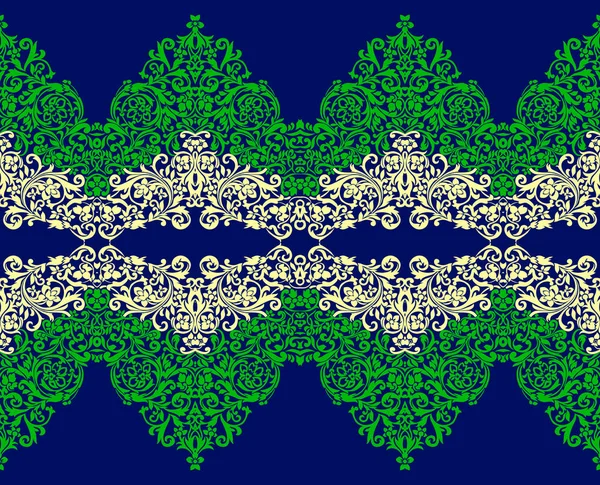 Paisley pattern. Indian rug paisley ornament pattern.