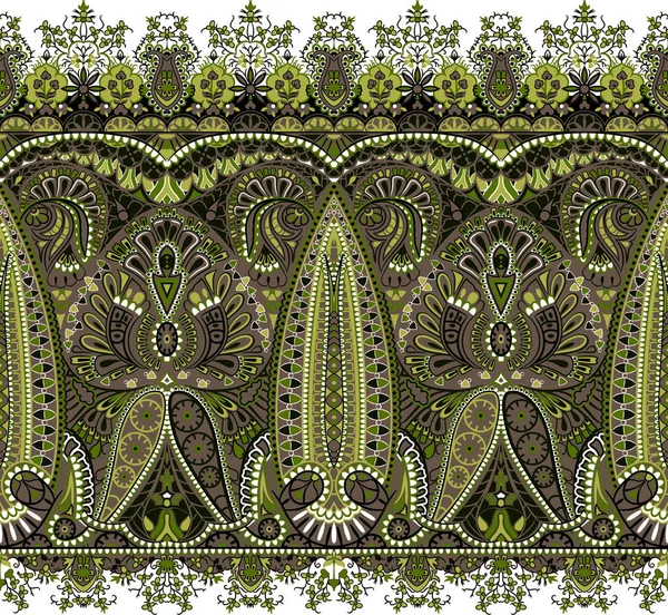 Paisley-Muster. indischer Teppich Paisley Ornament Muster. — Stockfoto