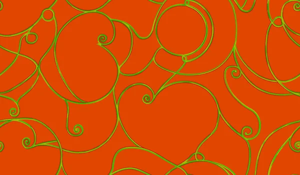 Absztrakt színes kézi sketched swirls Pattern — Stock Fotó