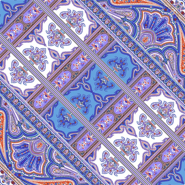 Indian Traditional paisley pattern — Stock Photo, Image
