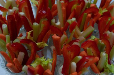 Atıştırmalıklar, lezzetli sağlıklı gıda Sağlık için. Tatil aperatifler