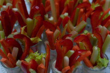 Atıştırmalıklar, lezzetli sağlıklı gıda Sağlık için. Tatil aperatifler