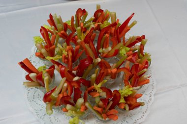 Atıştırmalıklar, lezzetli sağlıklı gıda Sağlık için. Tatil aperatifler