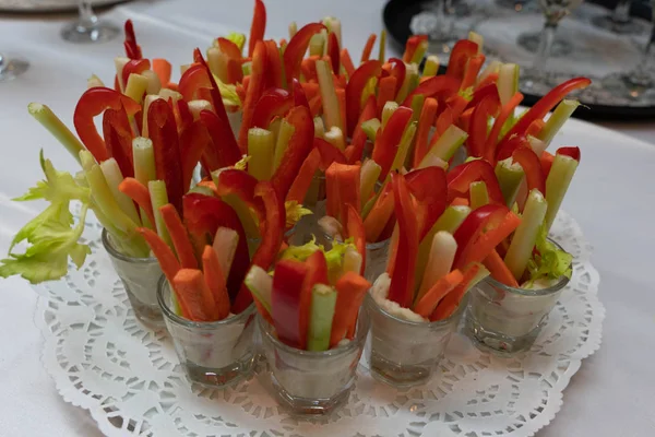 Snacks Deliciosa Comida Saudável Para Sua Saúde Lanches Férias — Fotografia de Stock